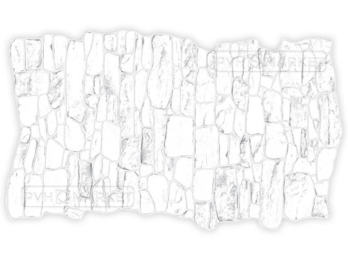 Цветное панно на кухне фото Камень мрамор белый 600х1004 мм х мм