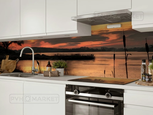 Панель АБС фартук Сумерки 0,6 м (длина 3 м)