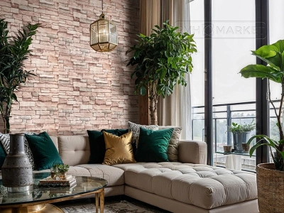 Наклейка 3д панелей на стену 