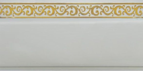 Фото. Карниз "Флора" с поворотом белый глянец 3-х рядн. 1.6 м. Интернет-магазин ПВХ Маркет