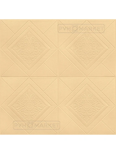 Наклейка 3д панелей на стену 