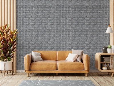 Наклейка 3д панелей на стену 