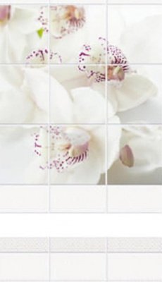 ПВХ-панели с фотопечатью "Орхидея Глория" панно узор от Центурион™ фото и цены