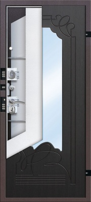 Дверь входная Ампир Венге 60 мм 860x2050 мм каталог фото и цены