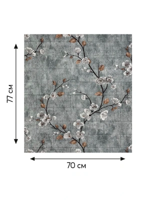 Наклейка 3д панелей на стену 