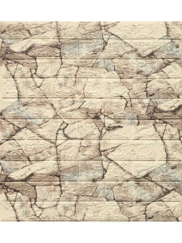 Наклейка 3д панелей на стену 