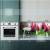 Экран для кухни из пластика Тюльпаны 600 мм (длина 2 м)