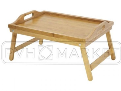 Столик для завтрака из бамбука 500х300х40 мм