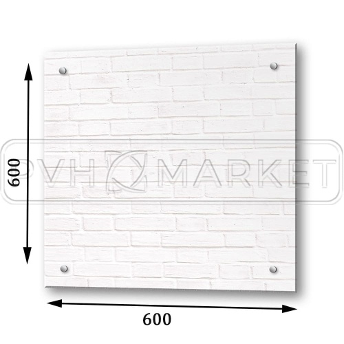 Стеновая панель стекло для кухни 600 мм (0,6 м) 