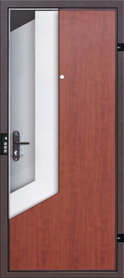 Дверь металлическая СТРОЙГОСТ 5РФ рустикальный дуб 45 мм