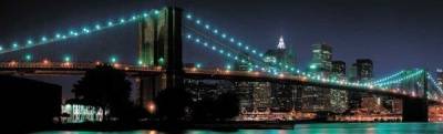 Кухонный фартук АБС пластик Бруклинский мост 600 мм (длина 2 м)  отзывы
