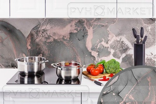 Фартук для кухни из ПВХ с фотопечатью Вуаль (Ф-294) 600 мм (длина 3 м).
