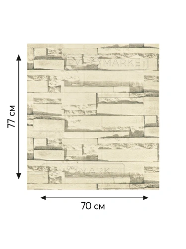 Наклейка 3д панелей на стену 