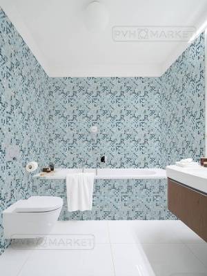 Панель 3D в ванную "Океан ПРЕМИУМ самоклеящаяся мозаика" цена фото