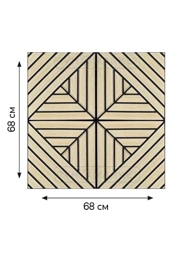 Наклейка 3д панелей на стену 