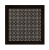 Декоративный экран для радиатора отопления Дамаско Венге 600*600 мм фото в интерьере
