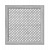 Защитный экран для радиатора отопления Готико Дуб серый 600х600 мм фото