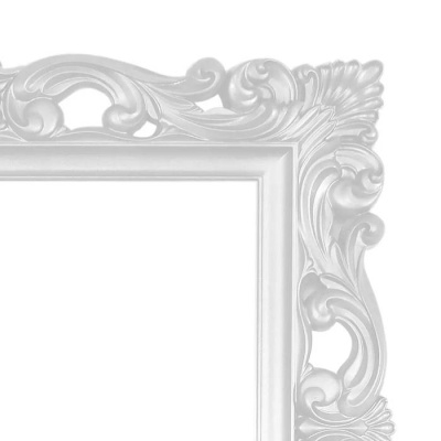 Зеркало для стен Жаклин Белая эмаль. Интернет-магазин ПВХ Маркет