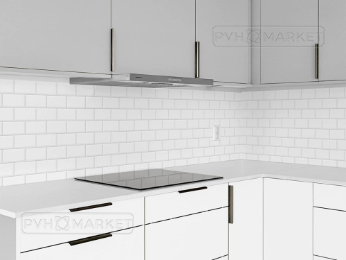 Экран для кухни из пластика Бельканто 0,6 м (длина 3 м)