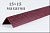 Уголки пластиковые цветные Махагон текстурный ЛайнПласт™ 15х15х2700 мм фото и цены