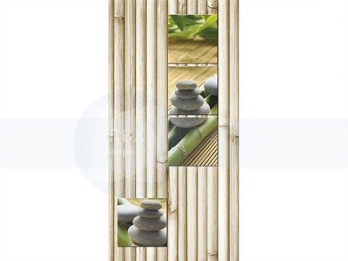 Панели для ванной "Эко бамбук классик 293" цена фото