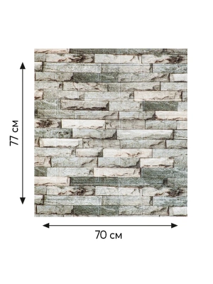 Наклейка 3д панелей на стену 