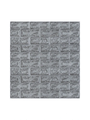 Наклейка 3д панелей на стену 