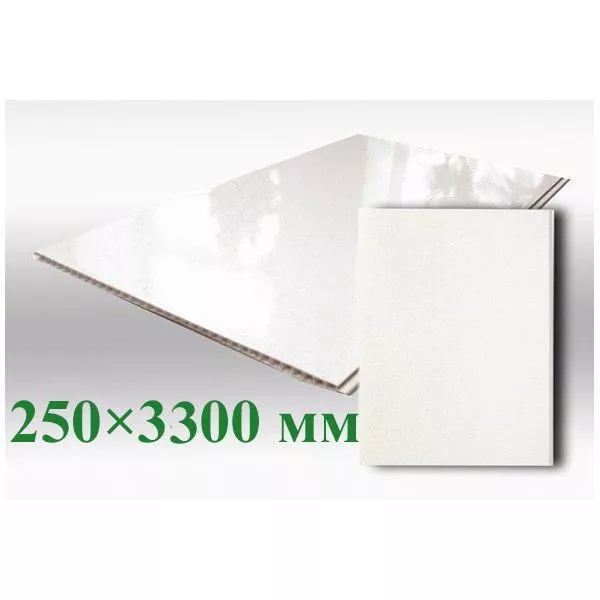 ПВХ панель Белый глянец 250х3300х8 мм для ванны фото в интерьере