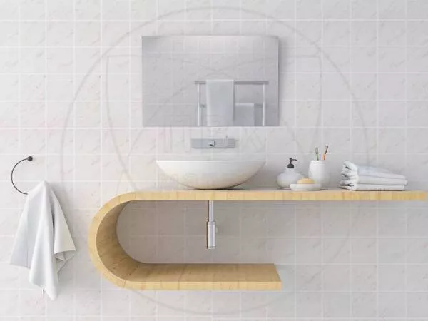 Панель для ванны на стену с рисунком Лиловые штрихи 10*10 см фото