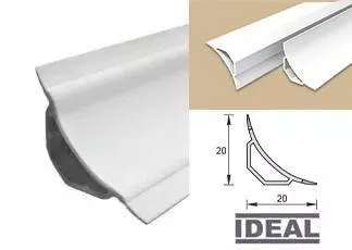 Галтель 20*20*2500 мм белая (с мягк. краями) купить в СПб интернет ...