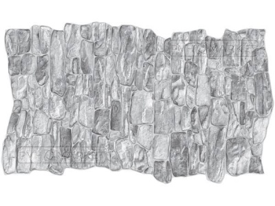 Камень мрамор серый 600х1004 мм